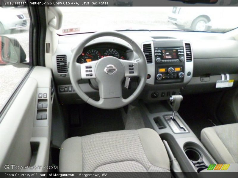 Lava Red / Steel 2013 Nissan Frontier SV V6 Crew Cab 4x4
