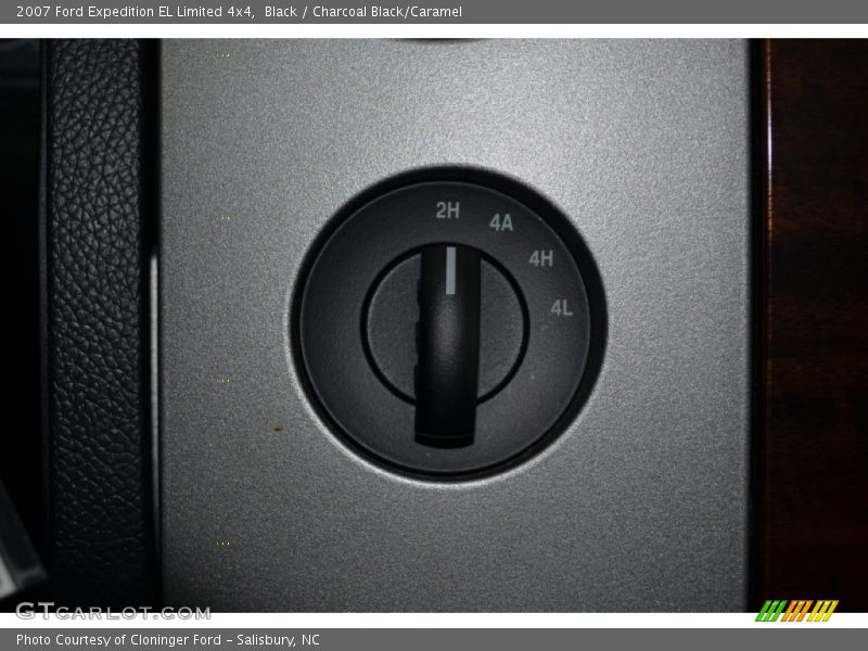 Black / Charcoal Black/Caramel 2007 Ford Expedition EL Limited 4x4