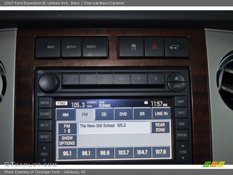 Black / Charcoal Black/Caramel 2007 Ford Expedition EL Limited 4x4