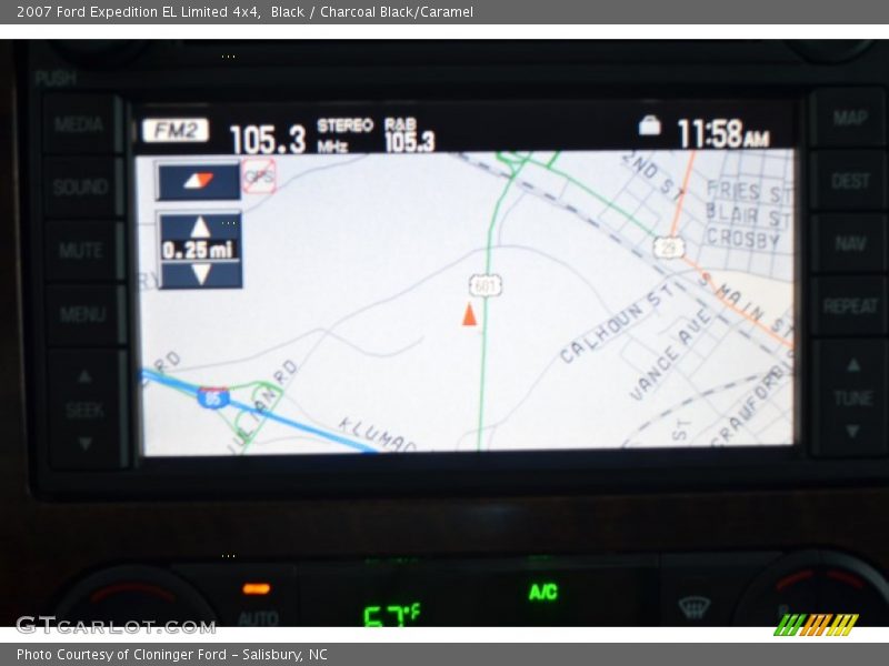 Black / Charcoal Black/Caramel 2007 Ford Expedition EL Limited 4x4