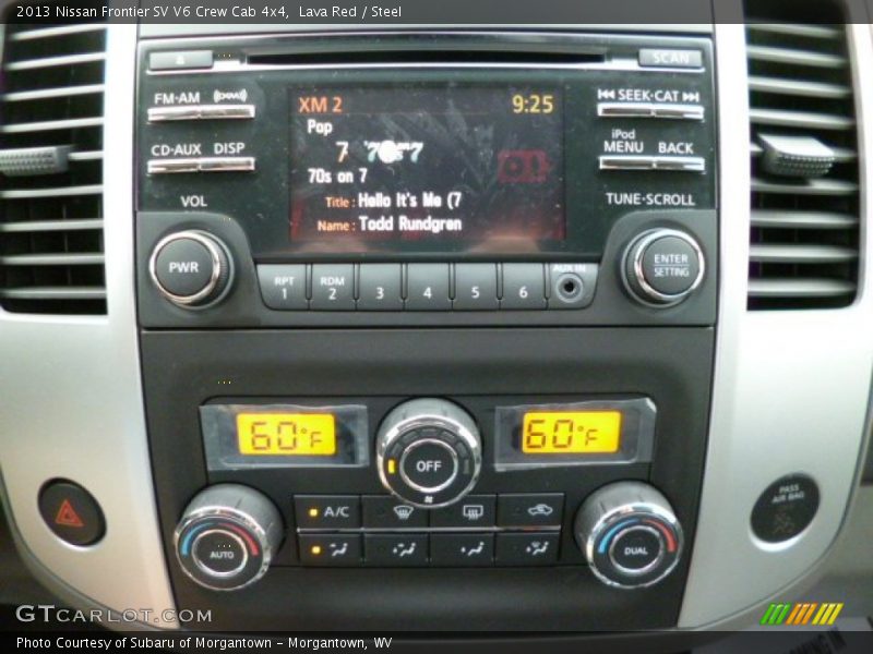 Lava Red / Steel 2013 Nissan Frontier SV V6 Crew Cab 4x4