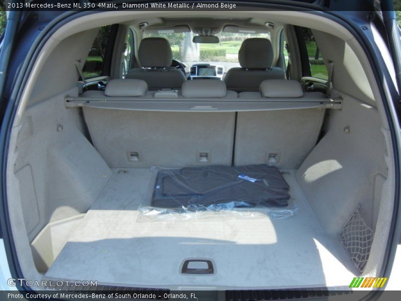 Diamond White Metallic / Almond Beige 2013 Mercedes-Benz ML 350 4Matic