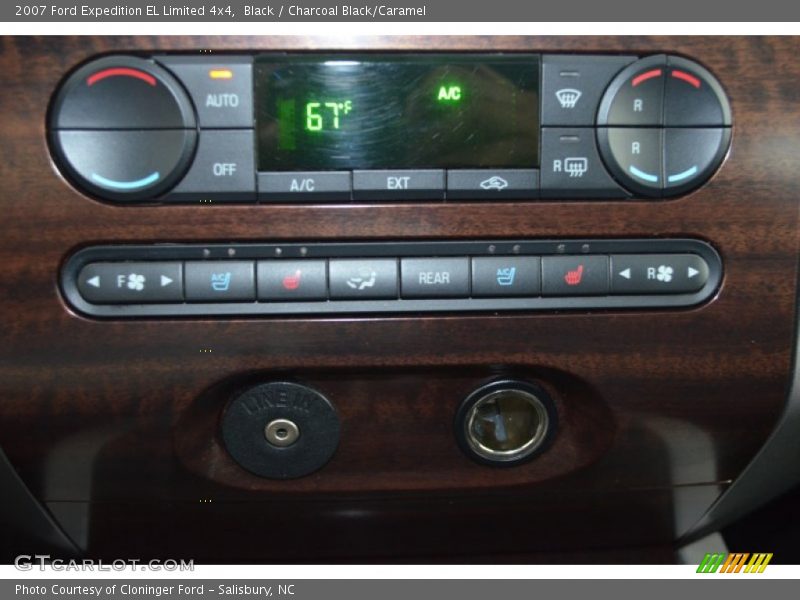 Black / Charcoal Black/Caramel 2007 Ford Expedition EL Limited 4x4