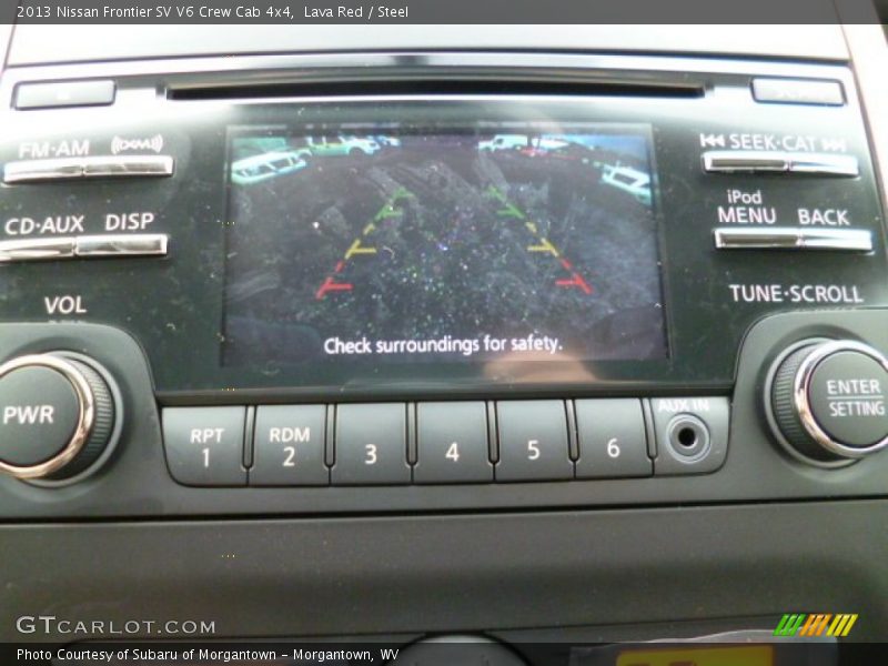 Lava Red / Steel 2013 Nissan Frontier SV V6 Crew Cab 4x4
