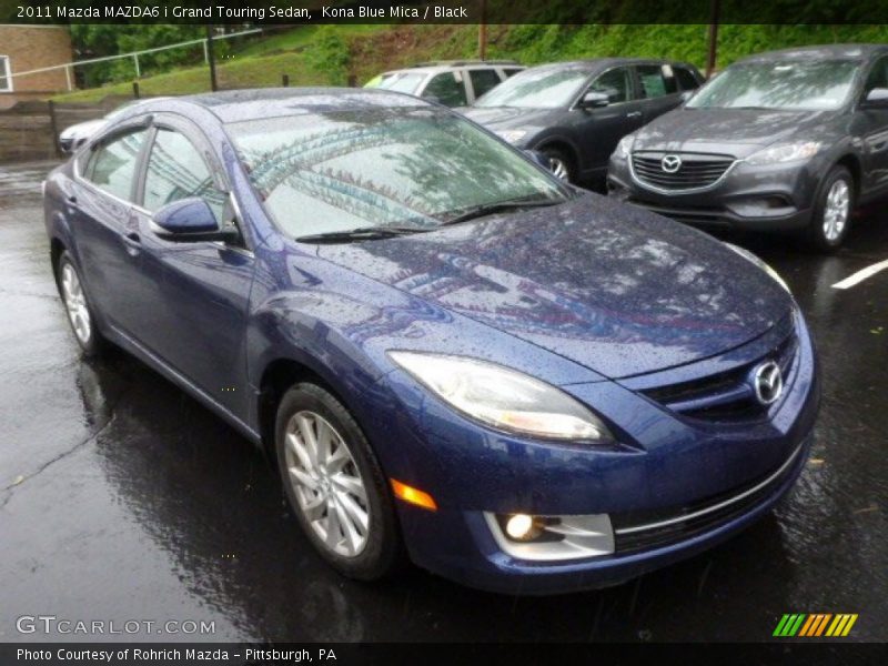 Kona Blue Mica / Black 2011 Mazda MAZDA6 i Grand Touring Sedan
