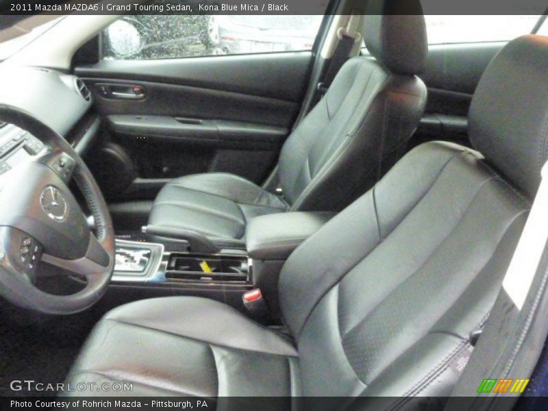 Kona Blue Mica / Black 2011 Mazda MAZDA6 i Grand Touring Sedan