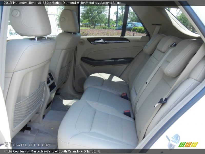 Diamond White Metallic / Almond Beige 2013 Mercedes-Benz ML 350 4Matic