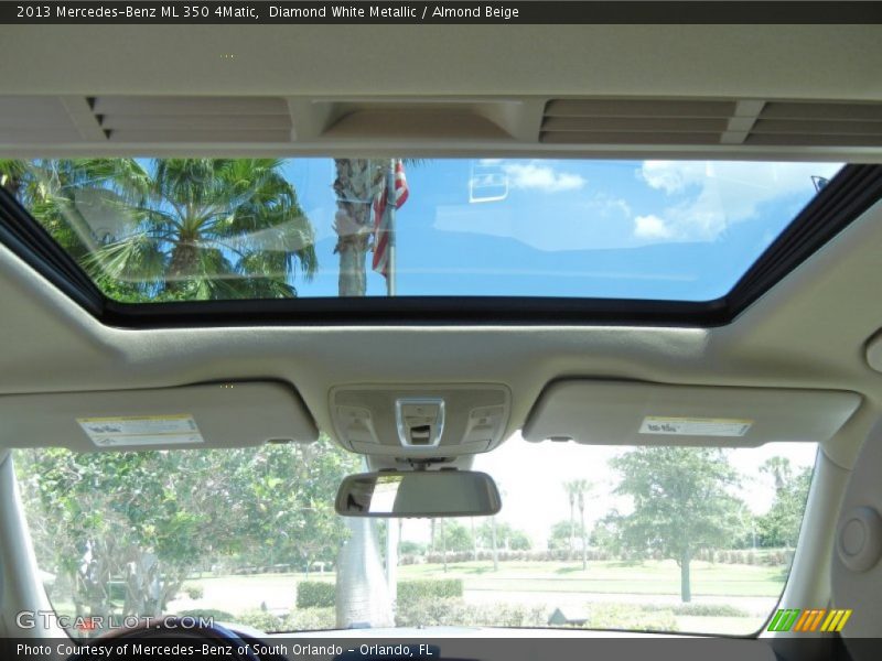 Diamond White Metallic / Almond Beige 2013 Mercedes-Benz ML 350 4Matic