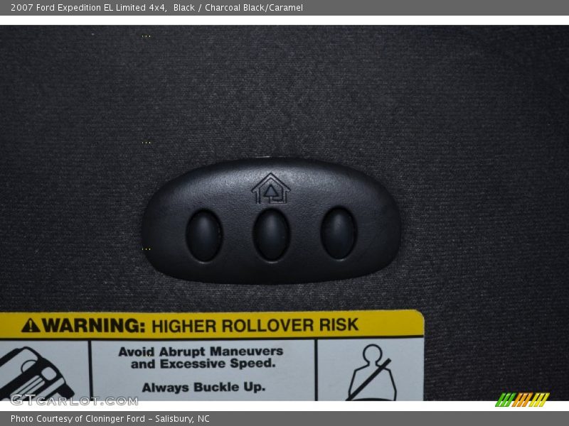 Black / Charcoal Black/Caramel 2007 Ford Expedition EL Limited 4x4