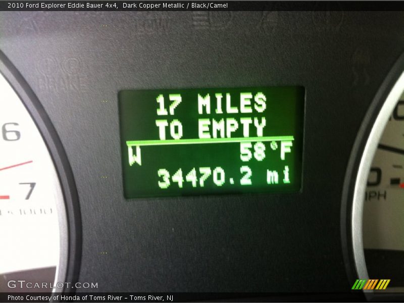 Dark Copper Metallic / Black/Camel 2010 Ford Explorer Eddie Bauer 4x4