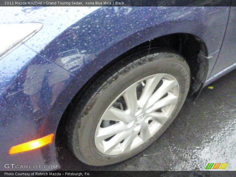 Kona Blue Mica / Black 2011 Mazda MAZDA6 i Grand Touring Sedan