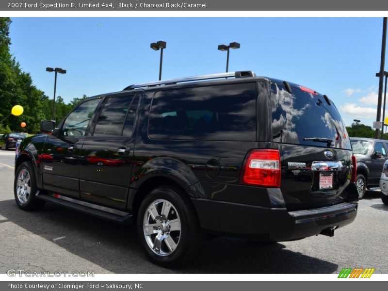 Black / Charcoal Black/Caramel 2007 Ford Expedition EL Limited 4x4