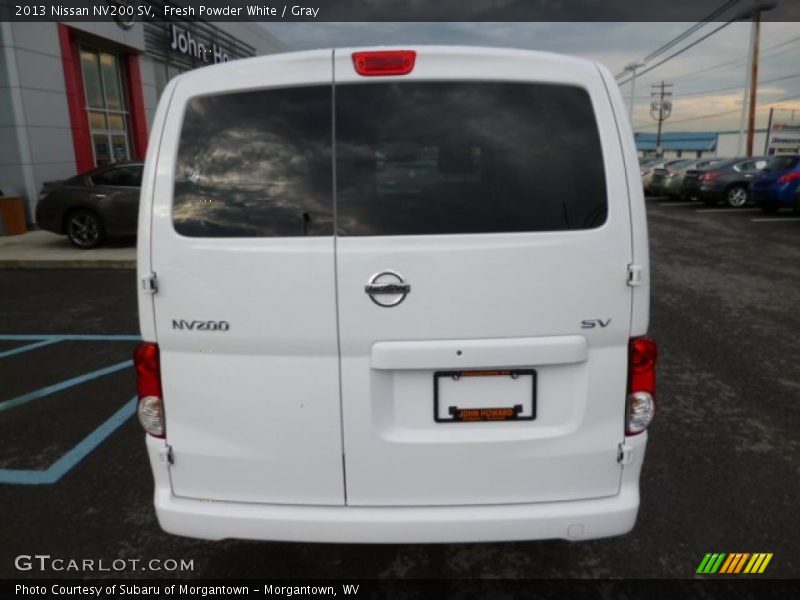 Fresh Powder White / Gray 2013 Nissan NV200 SV