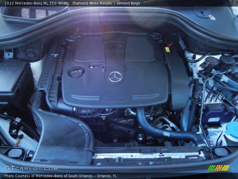 Diamond White Metallic / Almond Beige 2013 Mercedes-Benz ML 350 4Matic