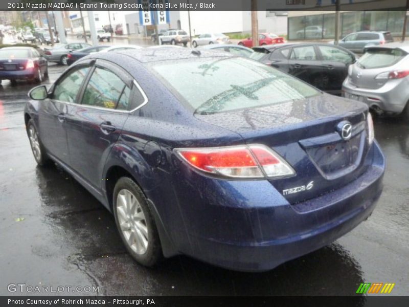 Kona Blue Mica / Black 2011 Mazda MAZDA6 i Grand Touring Sedan