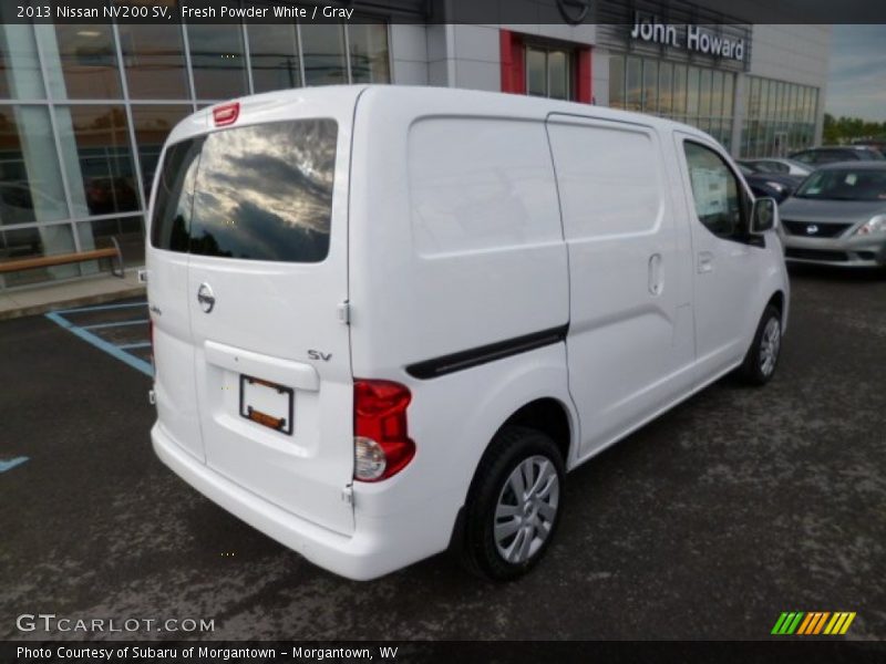 Fresh Powder White / Gray 2013 Nissan NV200 SV