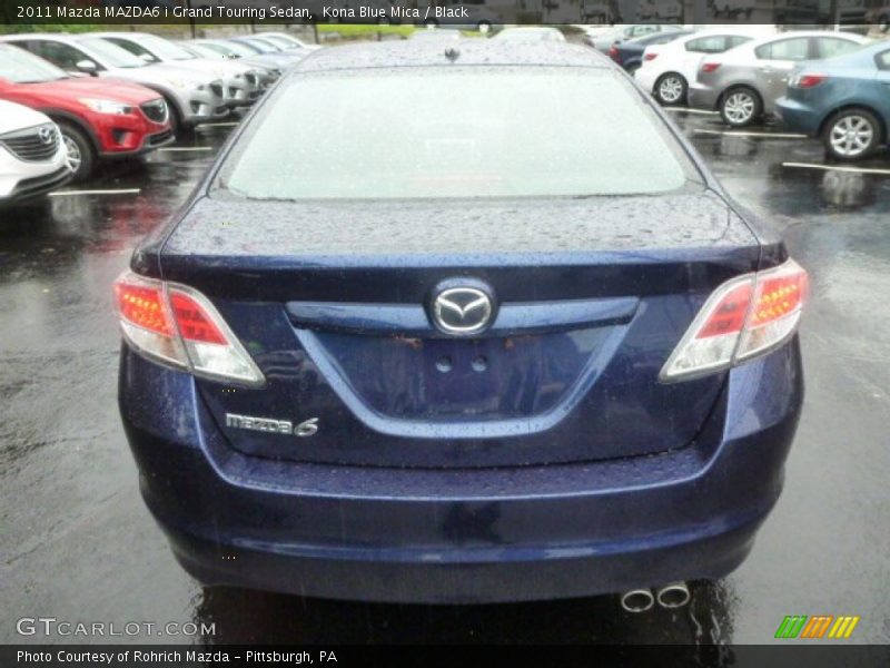Kona Blue Mica / Black 2011 Mazda MAZDA6 i Grand Touring Sedan