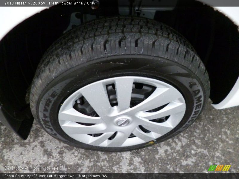 Fresh Powder White / Gray 2013 Nissan NV200 SV