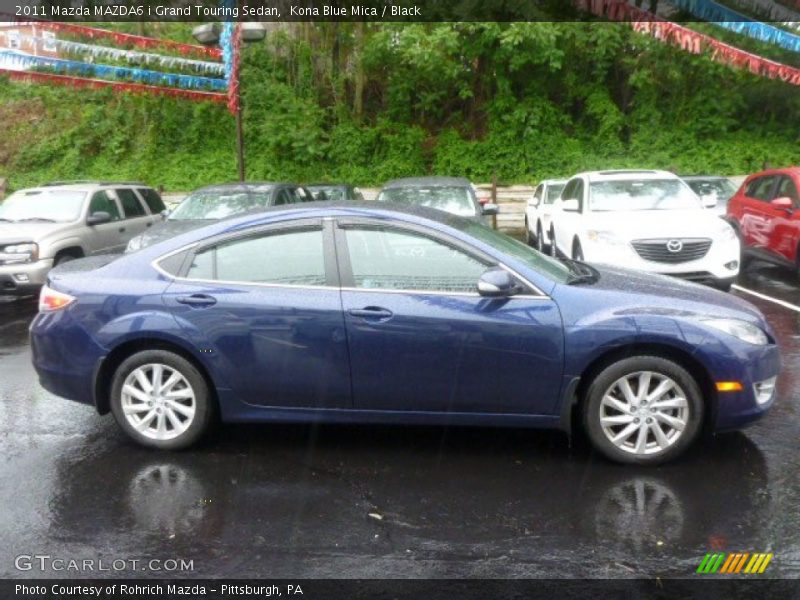 Kona Blue Mica / Black 2011 Mazda MAZDA6 i Grand Touring Sedan