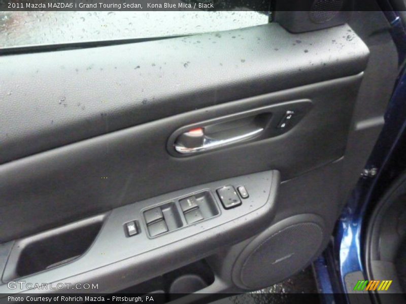 Kona Blue Mica / Black 2011 Mazda MAZDA6 i Grand Touring Sedan