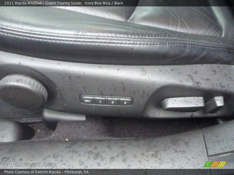 Kona Blue Mica / Black 2011 Mazda MAZDA6 i Grand Touring Sedan