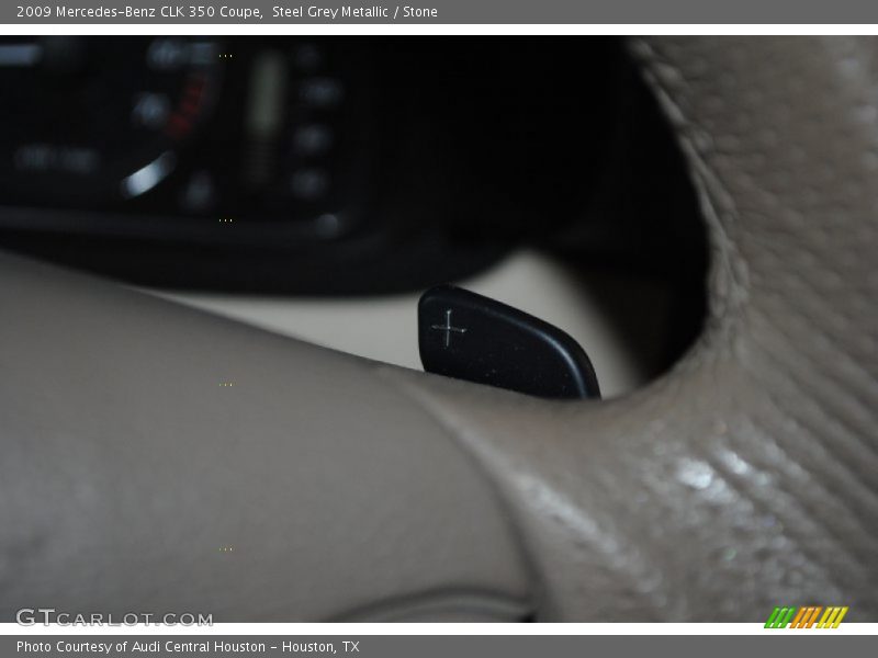 Steel Grey Metallic / Stone 2009 Mercedes-Benz CLK 350 Coupe