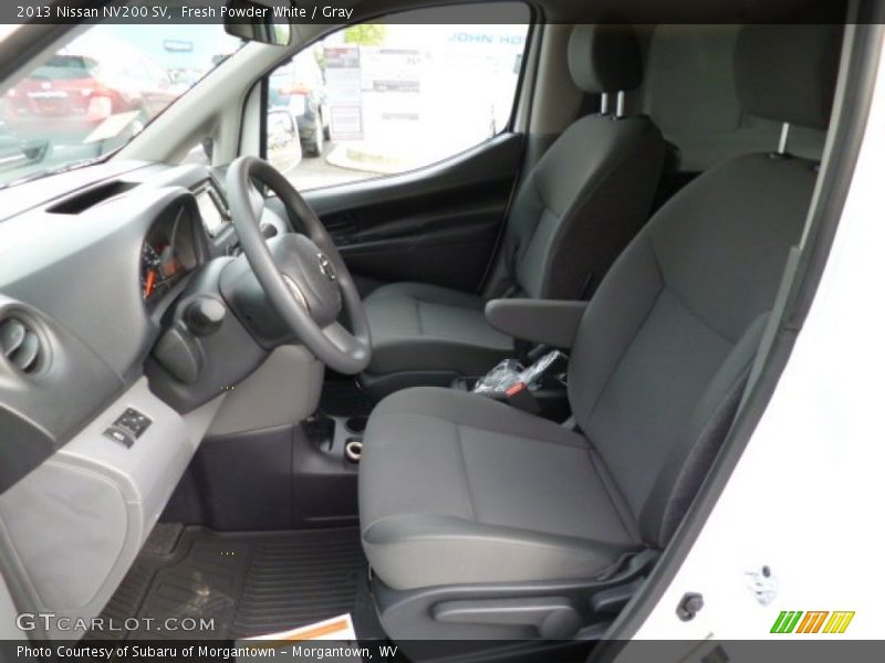 Front Seat of 2013 NV200 SV