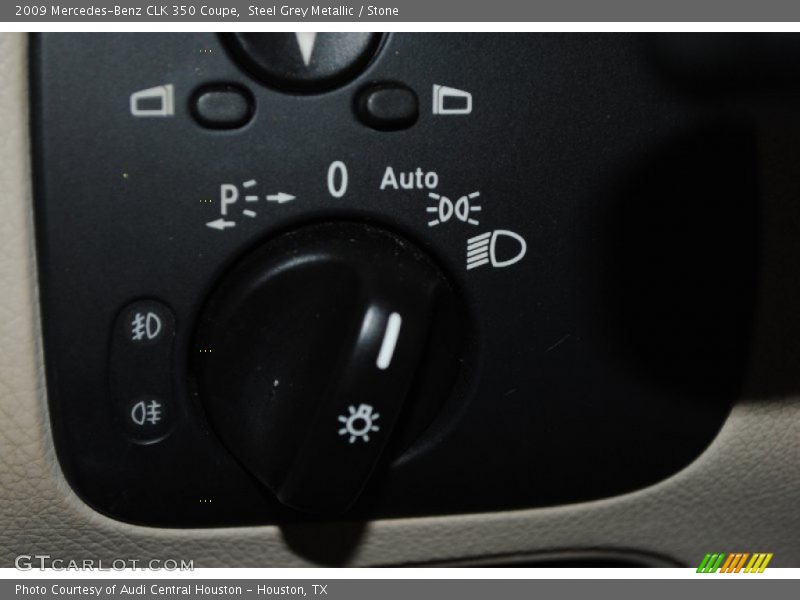 Steel Grey Metallic / Stone 2009 Mercedes-Benz CLK 350 Coupe
