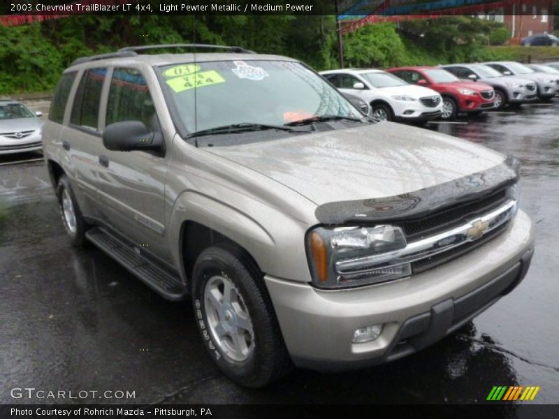 Light Pewter Metallic / Medium Pewter 2003 Chevrolet TrailBlazer LT 4x4