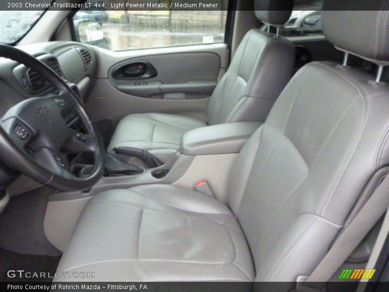 Light Pewter Metallic / Medium Pewter 2003 Chevrolet TrailBlazer LT 4x4
