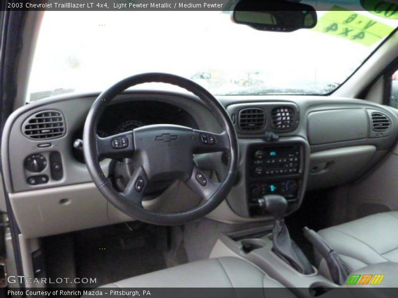 Light Pewter Metallic / Medium Pewter 2003 Chevrolet TrailBlazer LT 4x4