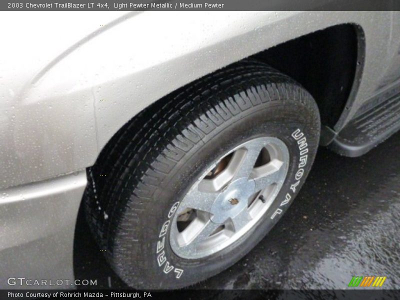 Light Pewter Metallic / Medium Pewter 2003 Chevrolet TrailBlazer LT 4x4