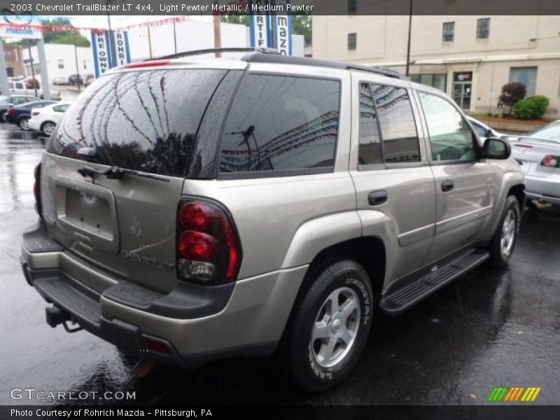 Light Pewter Metallic / Medium Pewter 2003 Chevrolet TrailBlazer LT 4x4