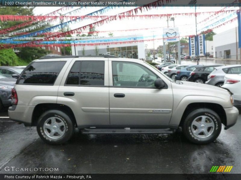 Light Pewter Metallic / Medium Pewter 2003 Chevrolet TrailBlazer LT 4x4