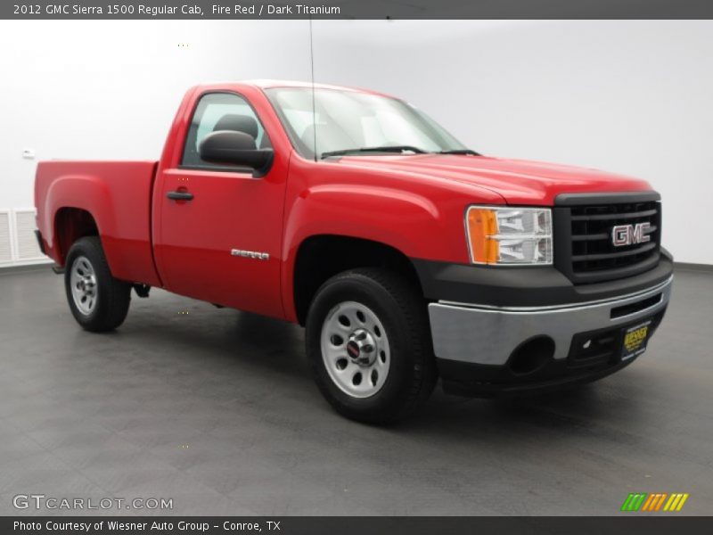 Fire Red / Dark Titanium 2012 GMC Sierra 1500 Regular Cab