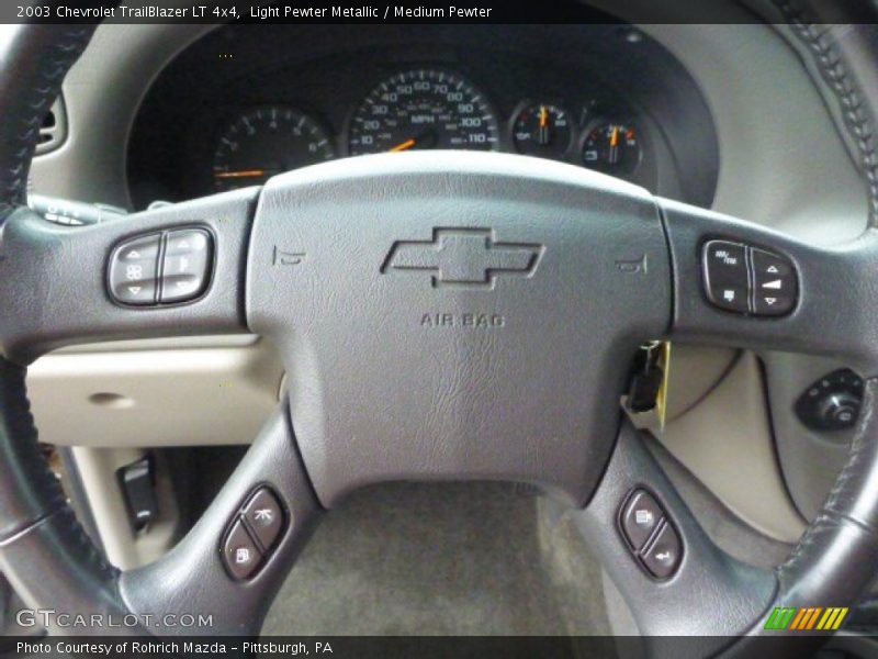Light Pewter Metallic / Medium Pewter 2003 Chevrolet TrailBlazer LT 4x4