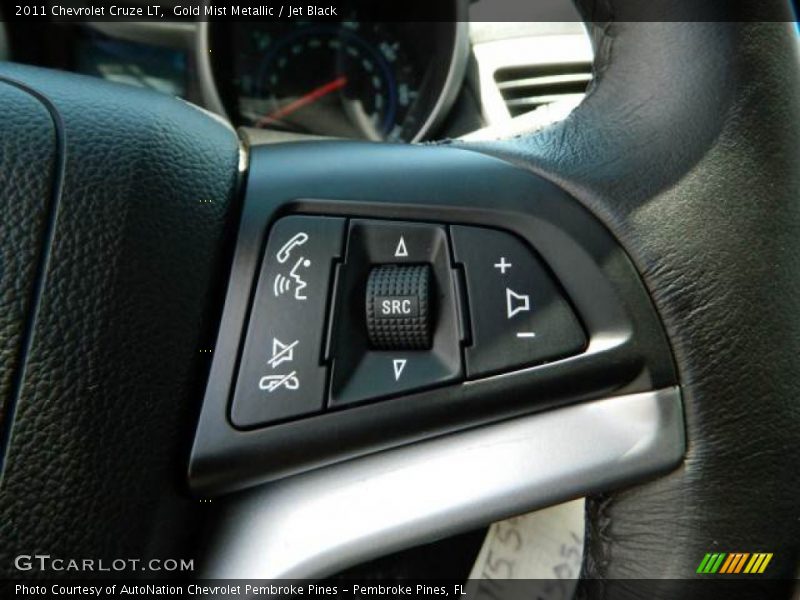 Gold Mist Metallic / Jet Black 2011 Chevrolet Cruze LT