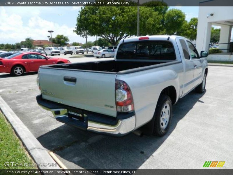 Silver Streak Mica / Graphite Gray 2009 Toyota Tacoma SR5 Access Cab