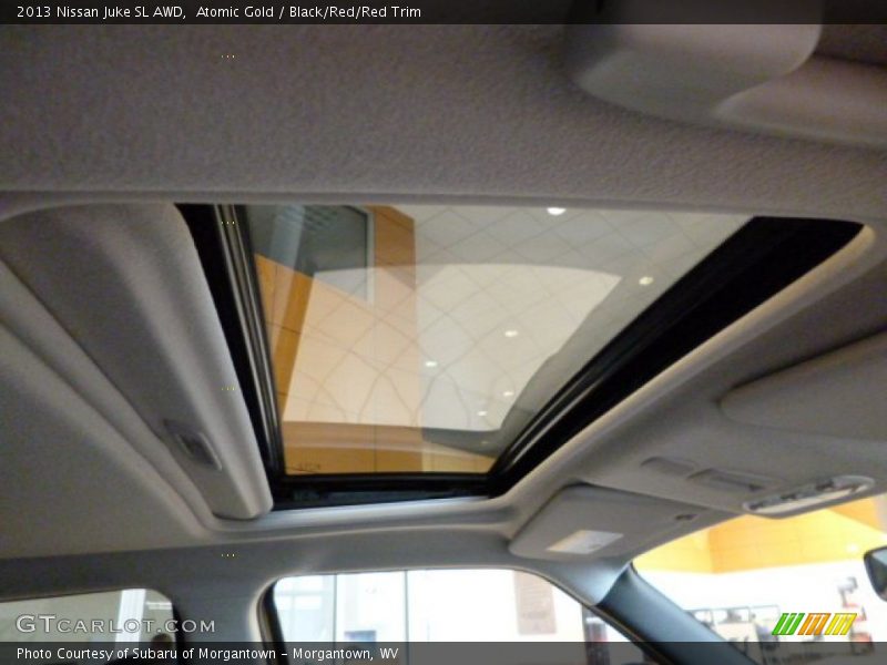 Atomic Gold / Black/Red/Red Trim 2013 Nissan Juke SL AWD