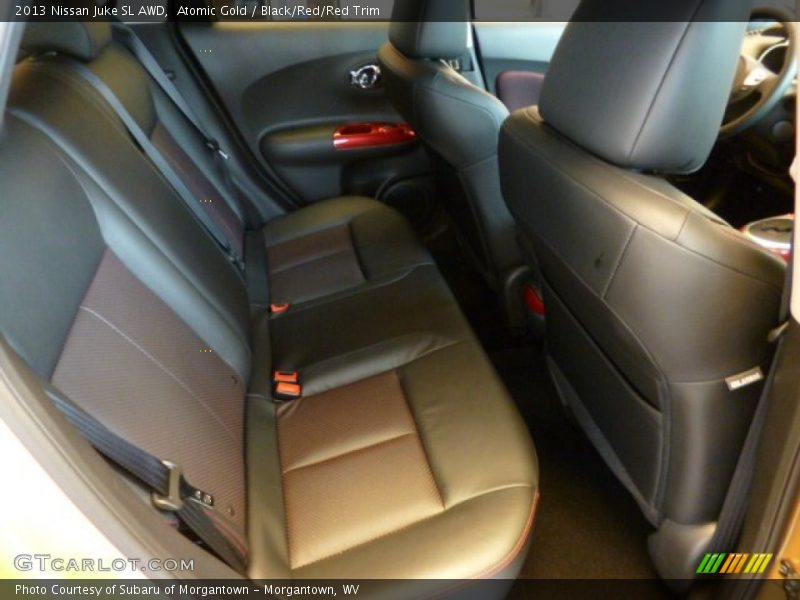 Atomic Gold / Black/Red/Red Trim 2013 Nissan Juke SL AWD