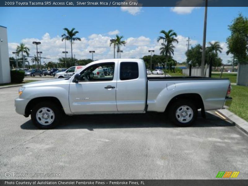 Silver Streak Mica / Graphite Gray 2009 Toyota Tacoma SR5 Access Cab