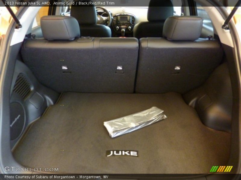 Atomic Gold / Black/Red/Red Trim 2013 Nissan Juke SL AWD