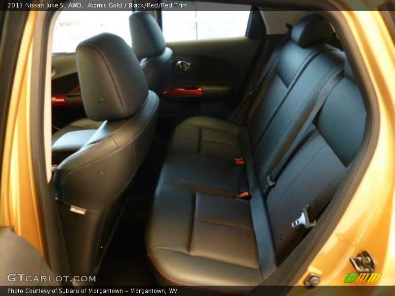 Atomic Gold / Black/Red/Red Trim 2013 Nissan Juke SL AWD