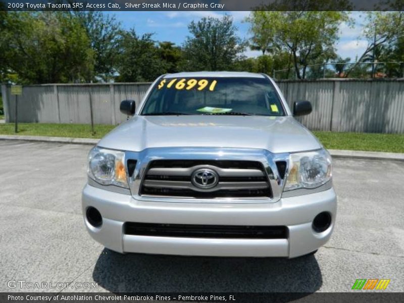 Silver Streak Mica / Graphite Gray 2009 Toyota Tacoma SR5 Access Cab