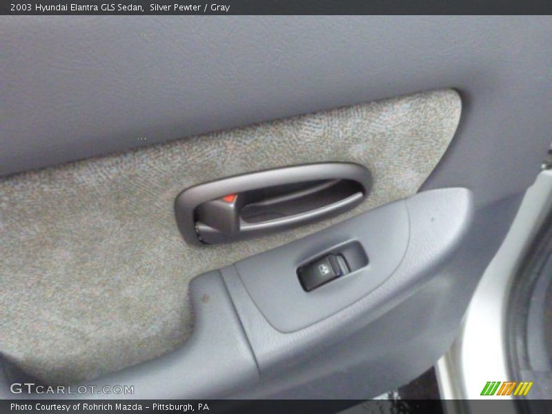Silver Pewter / Gray 2003 Hyundai Elantra GLS Sedan