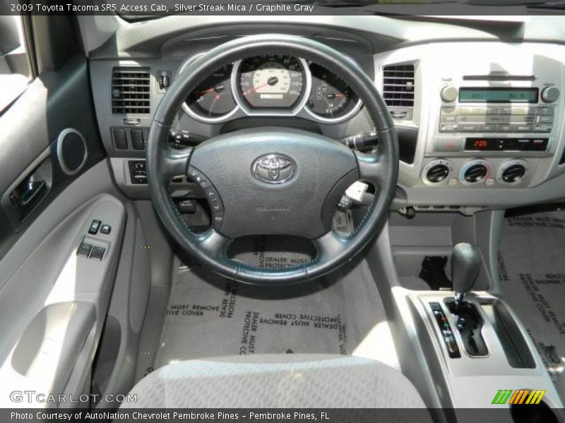 Silver Streak Mica / Graphite Gray 2009 Toyota Tacoma SR5 Access Cab