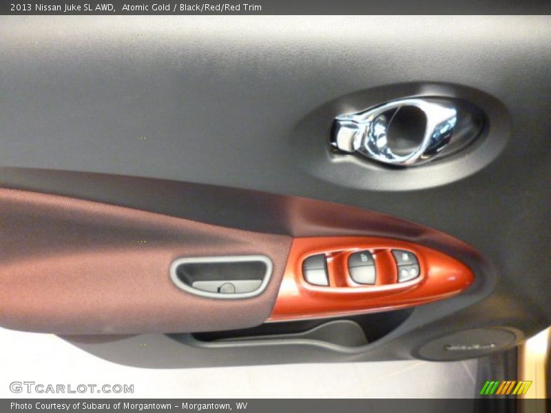 Atomic Gold / Black/Red/Red Trim 2013 Nissan Juke SL AWD