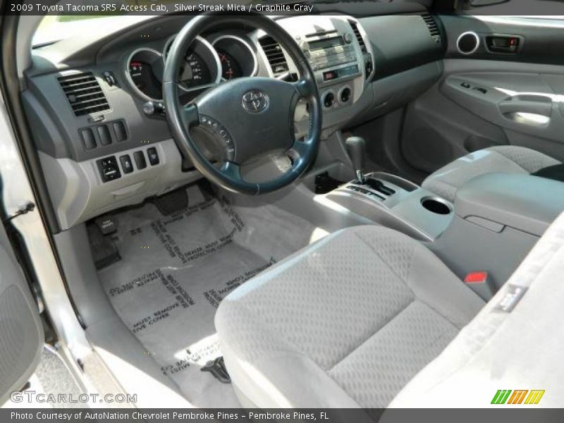 Silver Streak Mica / Graphite Gray 2009 Toyota Tacoma SR5 Access Cab