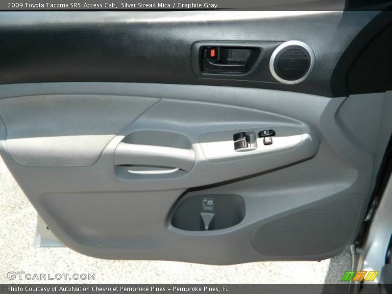 Silver Streak Mica / Graphite Gray 2009 Toyota Tacoma SR5 Access Cab