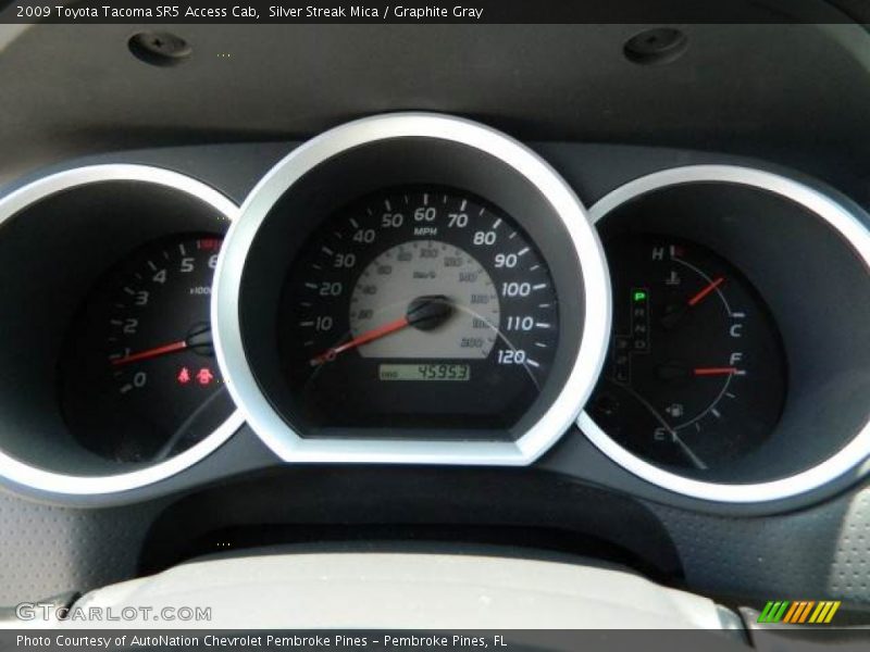 Silver Streak Mica / Graphite Gray 2009 Toyota Tacoma SR5 Access Cab